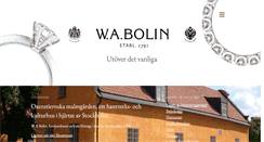 Desktop Screenshot of bolin.se