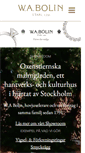 Mobile Screenshot of bolin.se