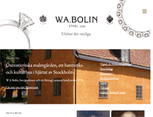 Tablet Screenshot of bolin.se